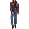 imageLevis womens Levis Womens Vegan Leather Quilted Shorty PufferDark Chocolate