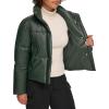 imageLevis womens Levis Womens Vegan Leather Quilted Shorty PufferDarkest Spruce
