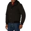imageLevis Mens Soft Shell Sherpa Lined Hooded Bomber JacketBlack