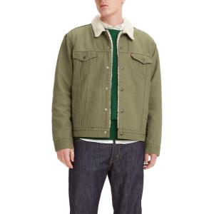 imageLevis Mens Sherpa Lined Trucker Jacket Also Available in Big ampamp TallCougar Canvas