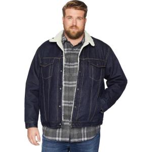 imageLevis Mens Sherpa Lined Trucker Jacket Also Available in Big ampamp TallJuniper Rinse