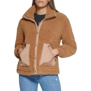 imageLevis Womens Sherpa Teddy Jacket Standard ampamp Plus SizesChestnut