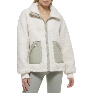 imageLevis Womens Sherpa Teddy Jacket Standard ampamp Plus SizesCreamSea Green