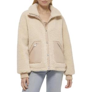 imageLevis Womens Sherpa Teddy Jacket Standard ampamp Plus SizesSesame Combo