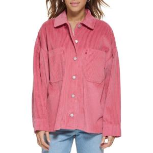 imageLevis womens Cotton Corduroy Shirt Shacket Standard ampamp Plus SizesRose Bud Pink