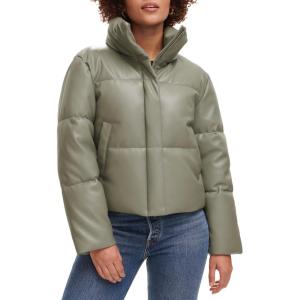 imageLevis womens Levis Womens Vegan Leather Quilted Shorty PufferSage