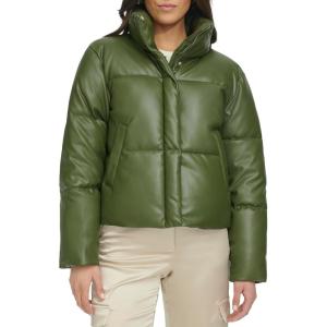 imageLevis womens Levis Womens Vegan Leather Quilted Shorty PufferThyme