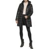 imageKenneth Cole Womens Mixed Quilted Down Alternative Puffer CoatFull Black