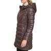 imageKenneth Cole Womens Mixed Quilted Down Alternative Puffer CoatFull Chocolate
