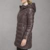 imageKenneth Cole Womens Mixed Quilted Down Alternative Puffer CoatFull Chocolate