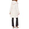 imageKenneth Cole Womens Mixed Quilted Down Alternative Puffer CoatMemory Anork Birch
