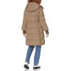 imageKenneth Cole Womens Mixed Quilted Down Alternative Puffer CoatMemory Anork Truffle