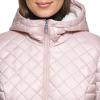 imageKenneth Cole Womens Mixed Quilted Down Alternative Puffer CoatMixed Quilt Rose Dust
