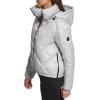 imageKenneth Cole Womens Mixed Quilted Down Alternative Puffer CoatPearl