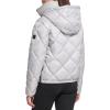 imageKenneth Cole Womens Mixed Quilted Down Alternative Puffer CoatPearl