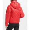 imageKenneth Cole Womens Mixed Quilted Down Alternative Puffer CoatPuffer Red