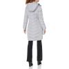 imageKenneth Cole Womens Mixed Quilted Down Alternative Puffer CoatQuilted Puffer Light Grey