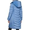 imageKenneth Cole Womens Mixed Quilted Down Alternative Puffer CoatQuilted Puffer Shale
