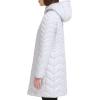 imageKenneth Cole Womens Mixed Quilted Down Alternative Puffer CoatQuilted Silver