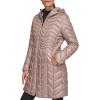 imageKenneth Cole Womens Mixed Quilted Down Alternative Puffer CoatQuilted Tan