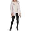 imageKenneth Cole Womens Faux Sherpa Trim Hooded Puffer CoatSherpa Trim Birch