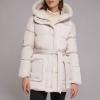 imageKenneth Cole Womens Faux Sherpa Trim Hooded Puffer CoatSherpa Trim Birch