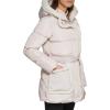 imageKenneth Cole Womens Faux Sherpa Trim Hooded Puffer CoatSherpa Trim Birch