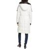 imageKenneth Cole Womens Heavy Weight Mix Media Full Sherpa Lined Puffer JacketBox Quilted White