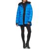 imageKenneth Cole Womens Heavy Weight Mix Media Full Sherpa Lined Puffer JacketHeavyweight Aqua
