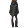 imageKenneth Cole Womens Heavy Weight Mix Media Full Sherpa Lined Puffer JacketHeavyweight Black