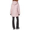 imageKenneth Cole Womens Heavy Weight Mix Media Full Sherpa Lined Puffer JacketHeavyweight Dusty Blush
