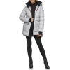imageKenneth Cole Womens Heavy Weight Mix Media Full Sherpa Lined Puffer JacketHeavyweight Pearl
