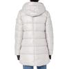 imageKenneth Cole Womens Heavy Weight Mix Media Full Sherpa Lined Puffer JacketHeavyweight Silver