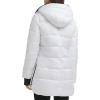 imageKenneth Cole Womens Heavy Weight Mix Media Full Sherpa Lined Puffer JacketHeavyweight White