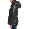 imageKenneth Cole Womens Heavy Weight Mix Media Full Sherpa Lined Puffer JacketHorizontal Zip Black