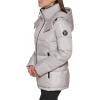 imageKenneth Cole Womens Heavy Weight Mix Media Full Sherpa Lined Puffer JacketSoft Pearl