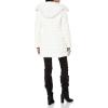 imageKenneth Cole Womens Heavy Weight Mix Media Full Sherpa Lined Puffer JacketWaist Detail White