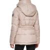 imageKenneth Cole Womens Long Belted Quilted CoatHorizontal Frost