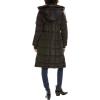 imageKenneth Cole Womens Longline Hooded Puffer Jacket Box Quilted Black Medium