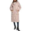 imageKenneth Cole Womens Quilted Long Puffer Stadium JacketDiamond Quilted Rose Dust