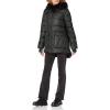 imageKenneth Cole Womens Heavy Weight Mix Media Full Sherpa Lined Puffer JacketHeavyweight Black