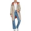 imageAndrew Marc Womens Gemas Hooded Transitional Water Resistant Parka Trench CoatAntler