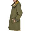 imageAndrew Marc Womens Gemas Hooded Transitional Water Resistant Parka Trench CoatArtichoke