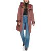 imageAndrew Marc Womens Gemas Hooded Transitional Water Resistant Parka Trench CoatFig