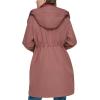 imageAndrew Marc Womens Gemas Hooded Transitional Water Resistant Parka Trench CoatFig