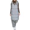 imageAndrew Marc Womens Kerr Long Quilted Puffer VestCement