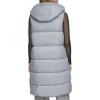 imageAndrew Marc Womens Kerr Long Quilted Puffer VestCement