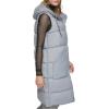 imageAndrew Marc Womens Kerr Long Quilted Puffer VestCement