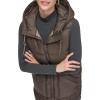 imageAndrew Marc Womens Kerr Long Quilted Puffer VestChocolate