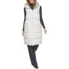 imageAndrew Marc Womens Kerr Long Quilted Puffer VestMoon